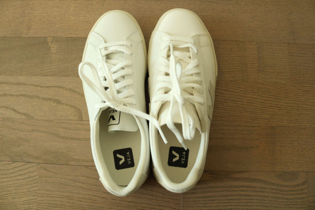 Veja and Esplar sneaker, side by side